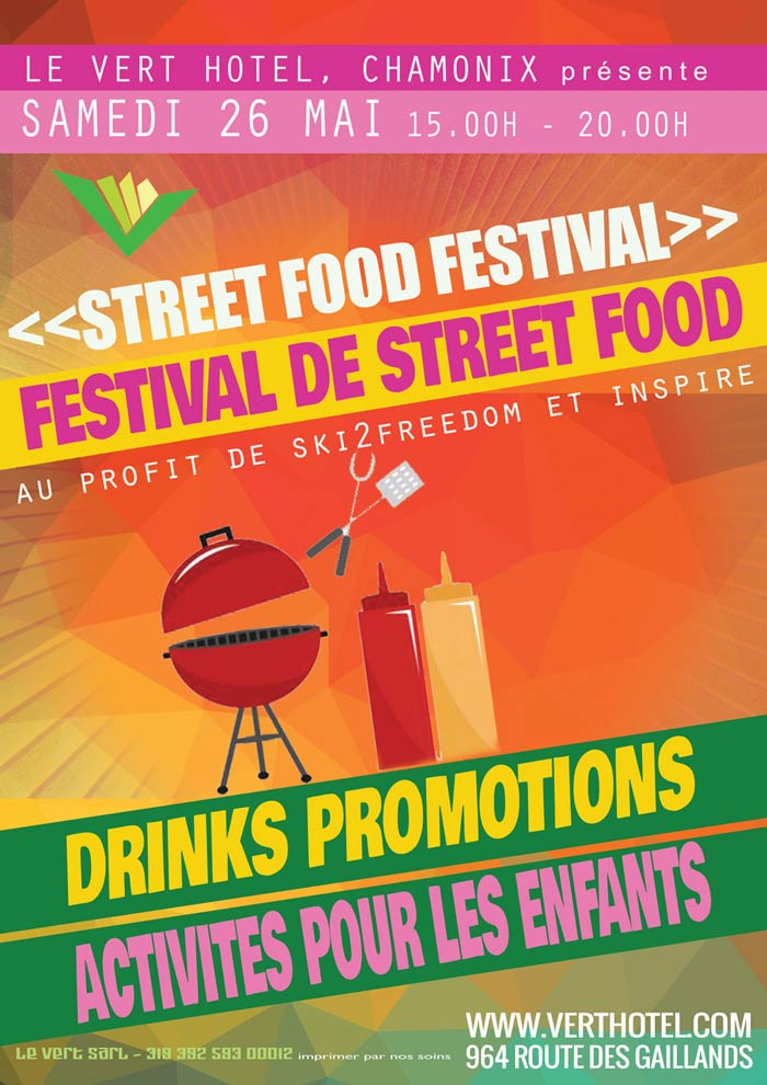 Poster for Chamonix Street Food Festival