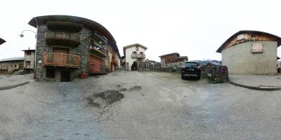 Towards village centre and church